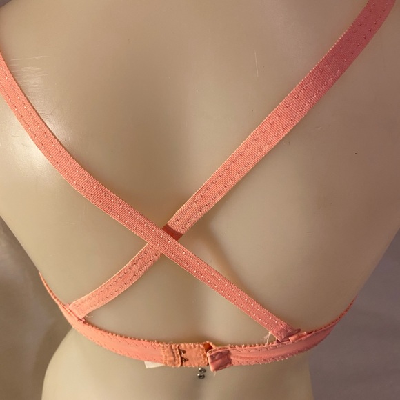 Lerner shops Orange Vintage Bra Size 34A - Picture 3 of 4